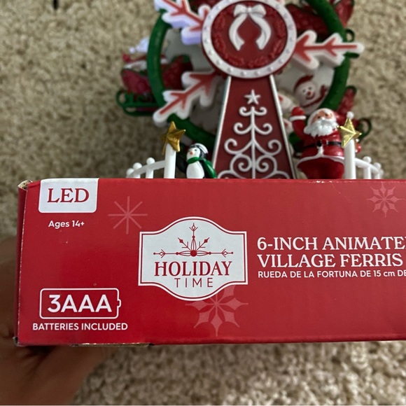 Holiday Time Christmas Village Carousel (Lights, spins, and music) - Picture 4 of 6